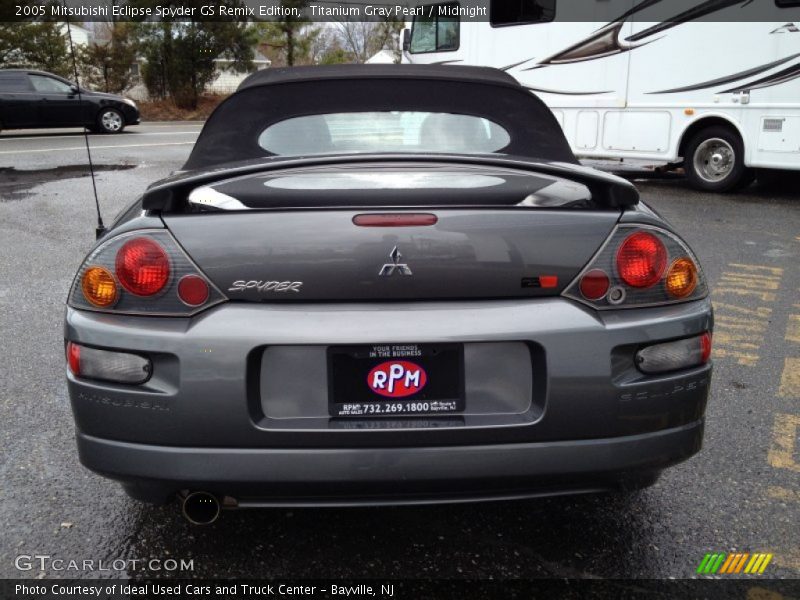 Titanium Gray Pearl / Midnight 2005 Mitsubishi Eclipse Spyder GS Remix Edition