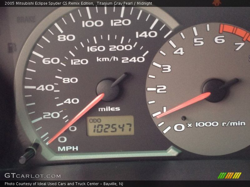 Titanium Gray Pearl / Midnight 2005 Mitsubishi Eclipse Spyder GS Remix Edition