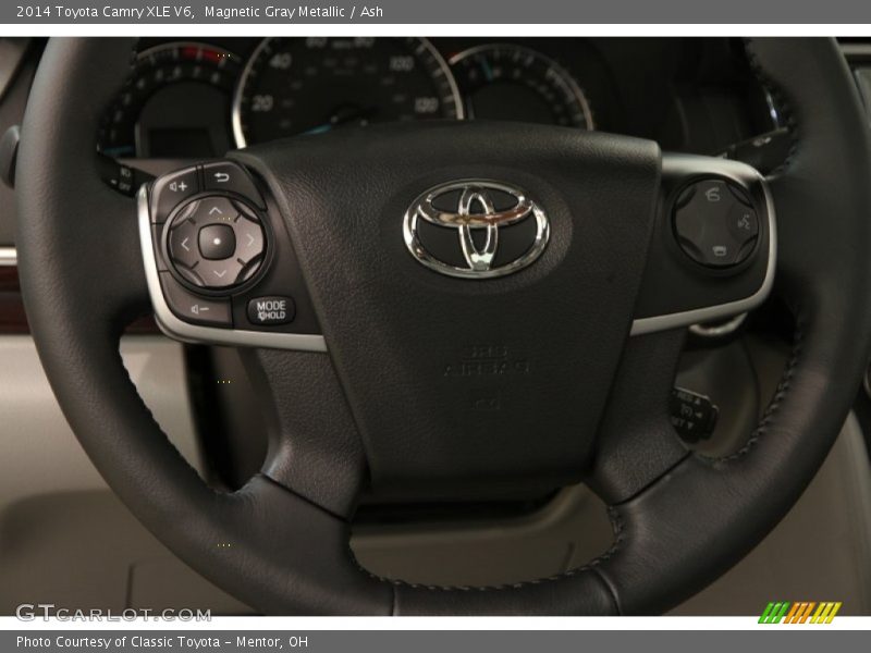 Magnetic Gray Metallic / Ash 2014 Toyota Camry XLE V6