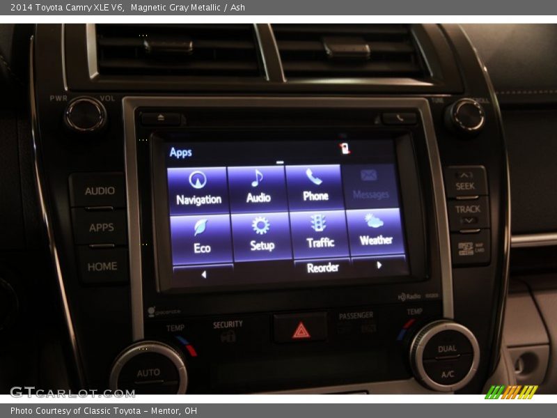 Magnetic Gray Metallic / Ash 2014 Toyota Camry XLE V6