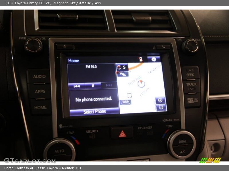 Magnetic Gray Metallic / Ash 2014 Toyota Camry XLE V6