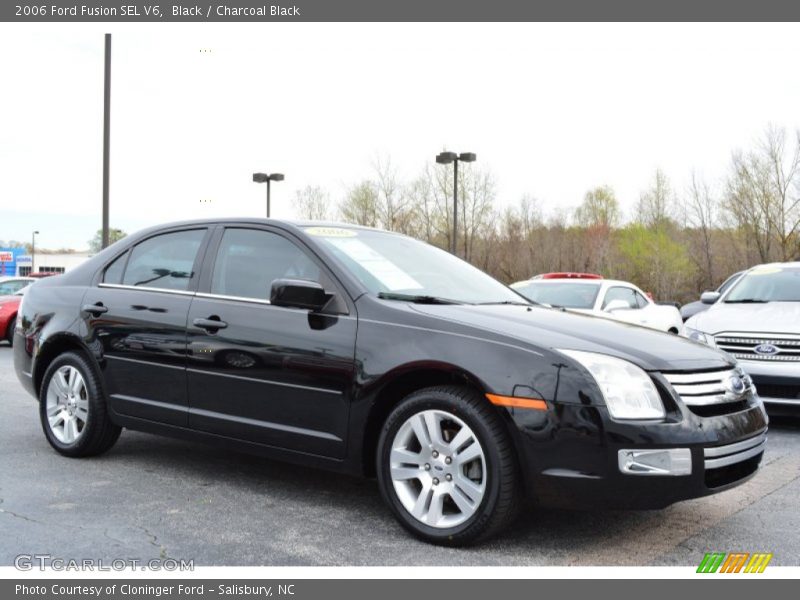 Black / Charcoal Black 2006 Ford Fusion SEL V6