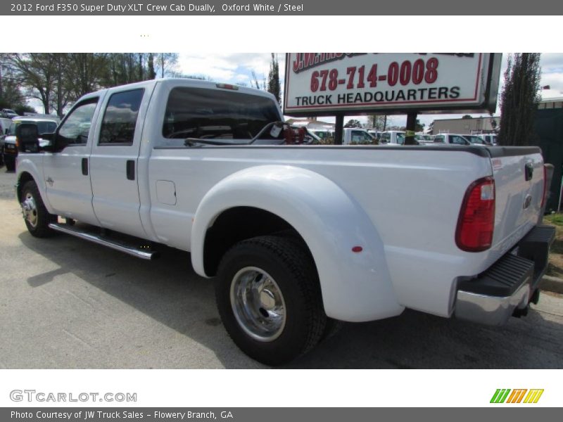 Oxford White / Steel 2012 Ford F350 Super Duty XLT Crew Cab Dually