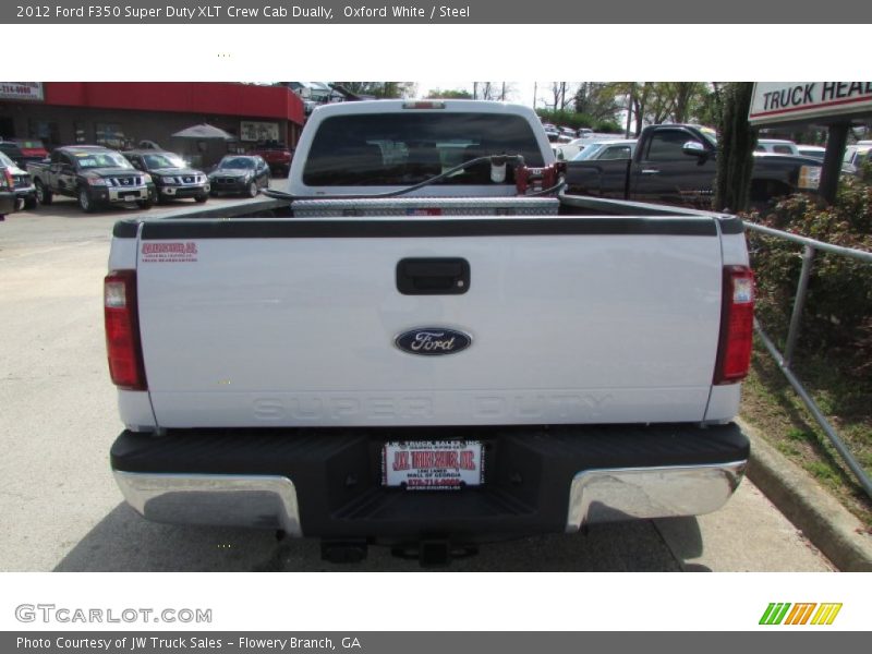 Oxford White / Steel 2012 Ford F350 Super Duty XLT Crew Cab Dually