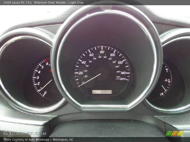 Millenium Silver Metallic / Light Gray 2006 Lexus RX 330