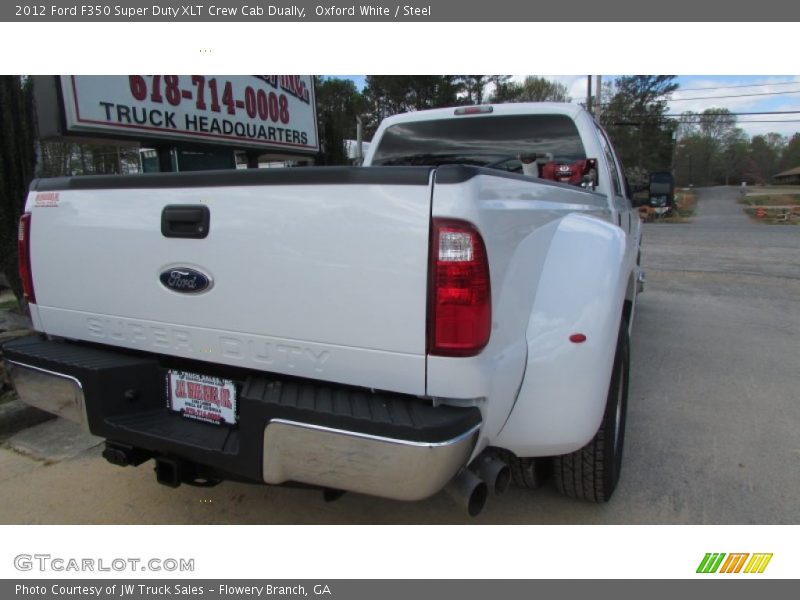 Oxford White / Steel 2012 Ford F350 Super Duty XLT Crew Cab Dually