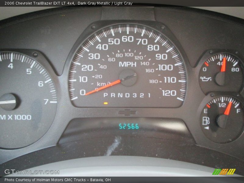 Dark Gray Metallic / Light Gray 2006 Chevrolet TrailBlazer EXT LT 4x4