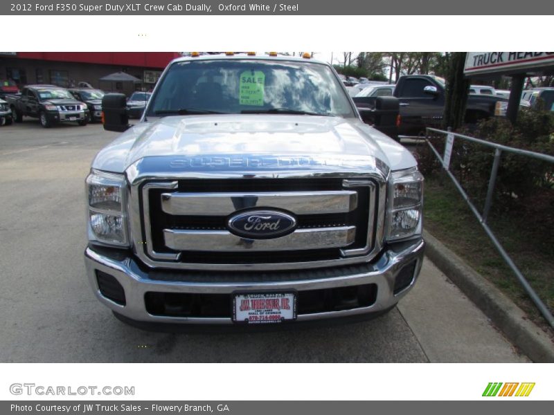 Oxford White / Steel 2012 Ford F350 Super Duty XLT Crew Cab Dually