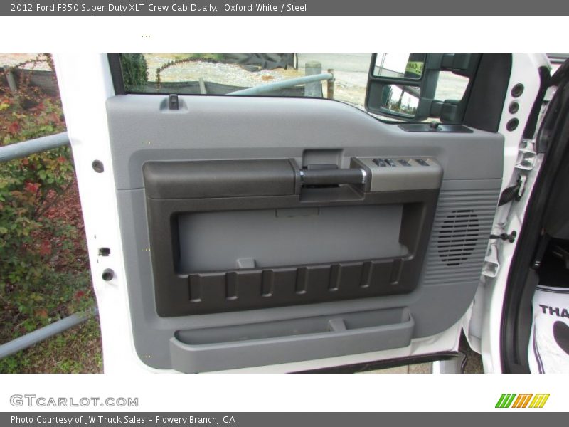 Oxford White / Steel 2012 Ford F350 Super Duty XLT Crew Cab Dually