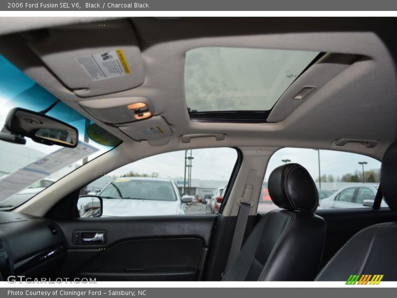 Black / Charcoal Black 2006 Ford Fusion SEL V6
