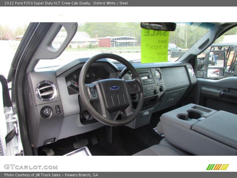 Oxford White / Steel 2012 Ford F350 Super Duty XLT Crew Cab Dually