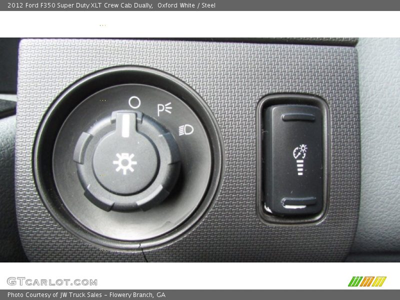 Oxford White / Steel 2012 Ford F350 Super Duty XLT Crew Cab Dually