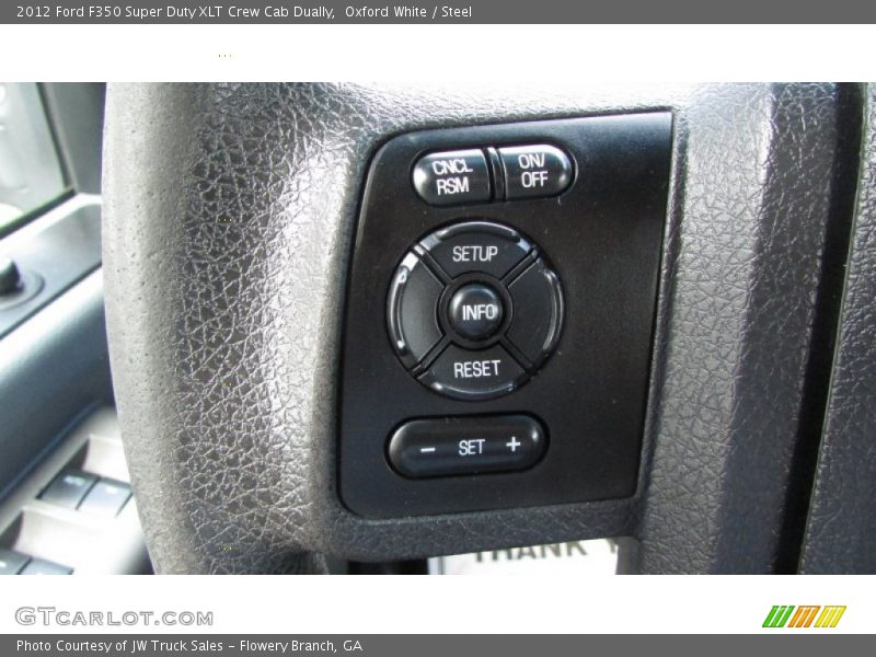 Oxford White / Steel 2012 Ford F350 Super Duty XLT Crew Cab Dually