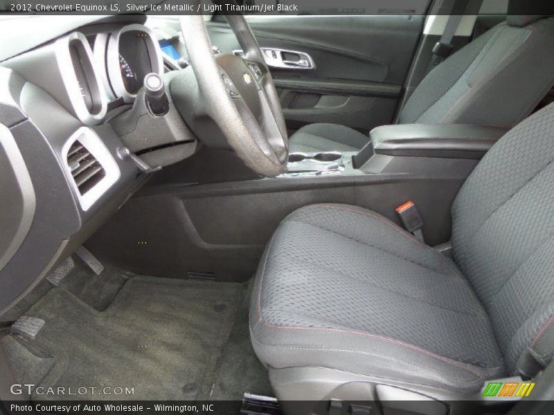 Silver Ice Metallic / Light Titanium/Jet Black 2012 Chevrolet Equinox LS