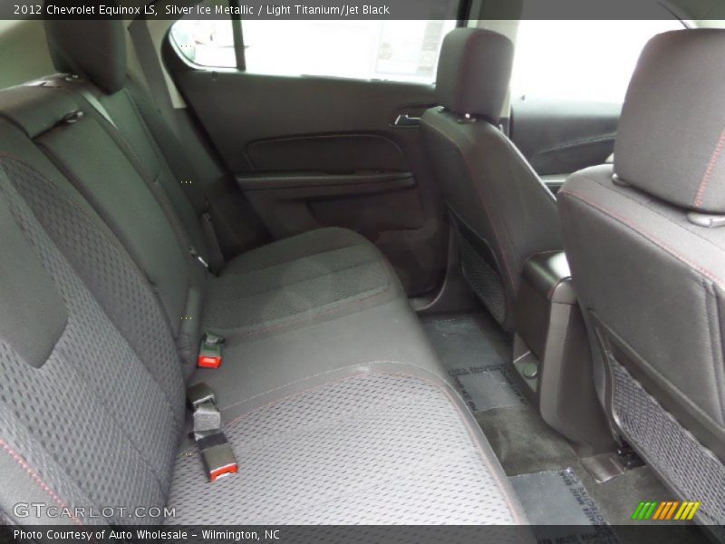 Silver Ice Metallic / Light Titanium/Jet Black 2012 Chevrolet Equinox LS