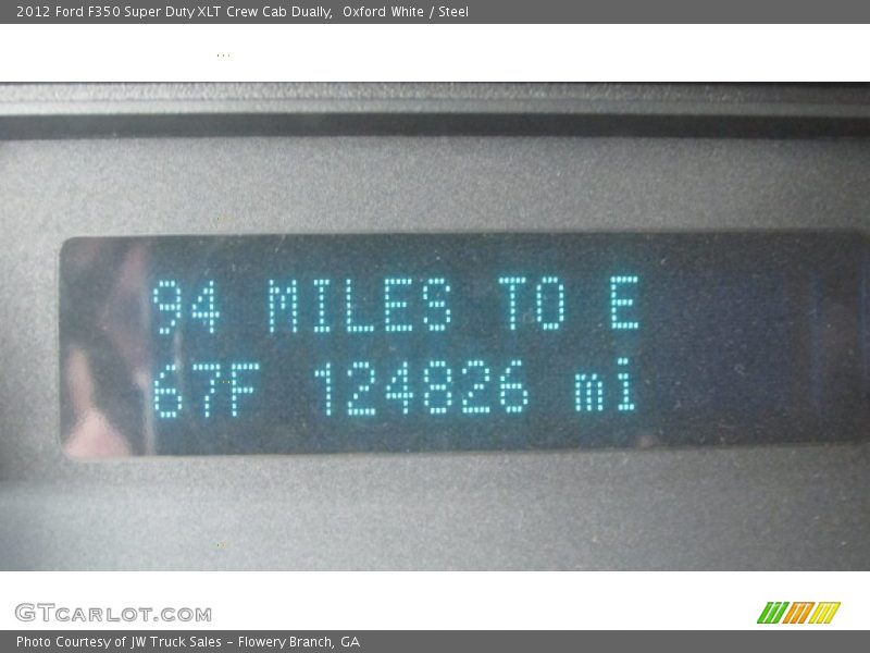 Oxford White / Steel 2012 Ford F350 Super Duty XLT Crew Cab Dually