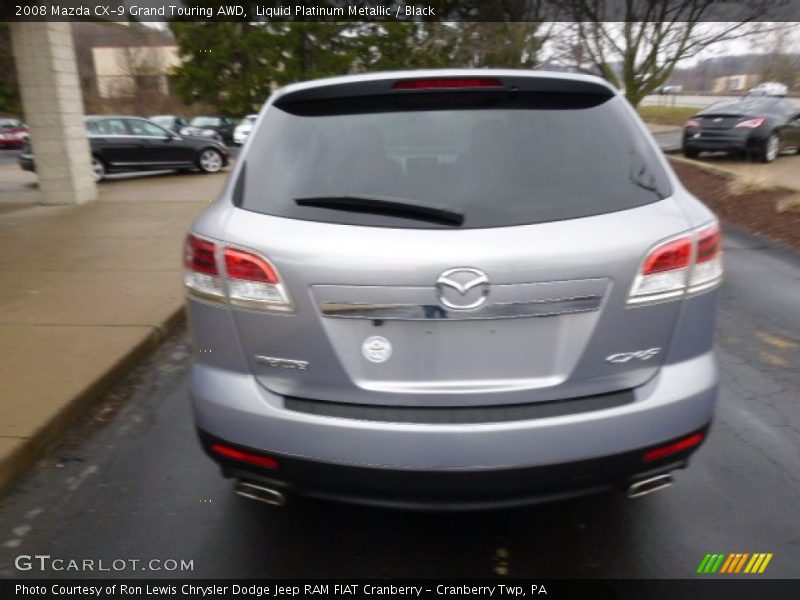 Liquid Platinum Metallic / Black 2008 Mazda CX-9 Grand Touring AWD