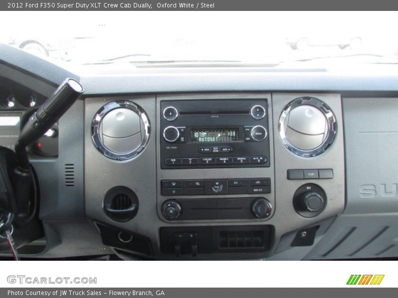 Oxford White / Steel 2012 Ford F350 Super Duty XLT Crew Cab Dually
