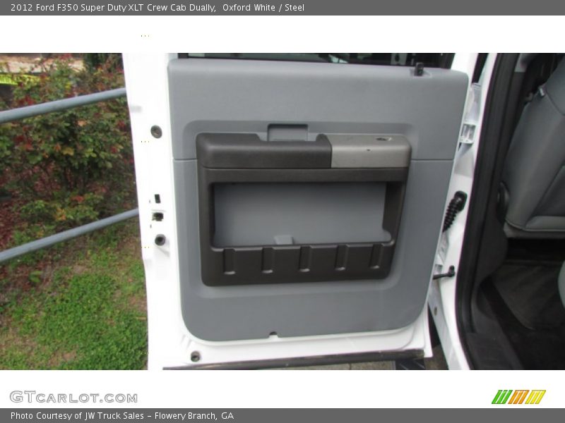 Oxford White / Steel 2012 Ford F350 Super Duty XLT Crew Cab Dually