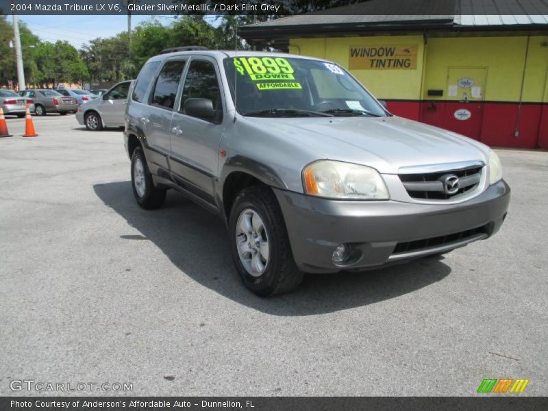 Glacier Silver Metallic / Dark Flint Grey 2004 Mazda Tribute LX V6
