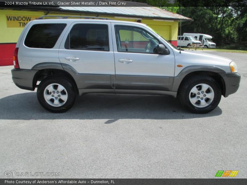 Glacier Silver Metallic / Dark Flint Grey 2004 Mazda Tribute LX V6