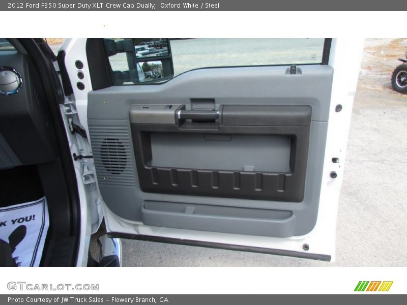 Oxford White / Steel 2012 Ford F350 Super Duty XLT Crew Cab Dually