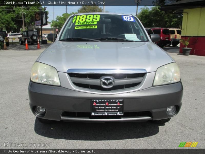 Glacier Silver Metallic / Dark Flint Grey 2004 Mazda Tribute LX V6