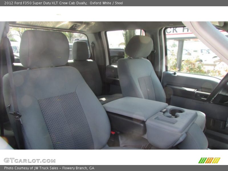 Oxford White / Steel 2012 Ford F350 Super Duty XLT Crew Cab Dually