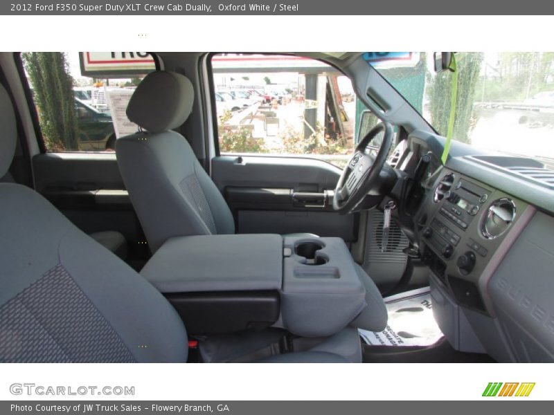 Oxford White / Steel 2012 Ford F350 Super Duty XLT Crew Cab Dually