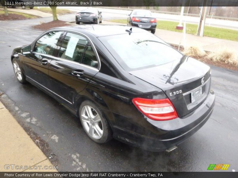 Black / Black 2011 Mercedes-Benz C 300 Sport 4Matic