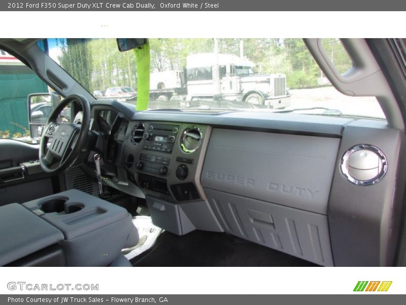 Oxford White / Steel 2012 Ford F350 Super Duty XLT Crew Cab Dually