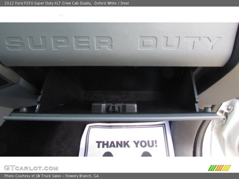 Oxford White / Steel 2012 Ford F350 Super Duty XLT Crew Cab Dually