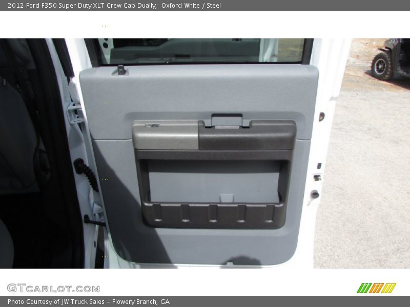 Oxford White / Steel 2012 Ford F350 Super Duty XLT Crew Cab Dually