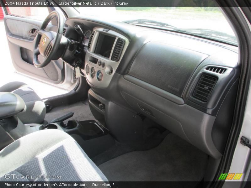 Glacier Silver Metallic / Dark Flint Grey 2004 Mazda Tribute LX V6