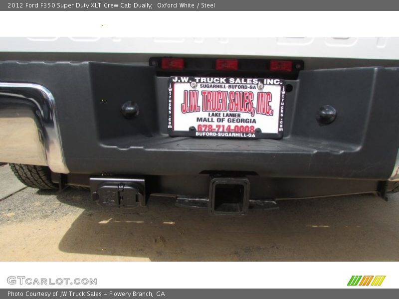 Oxford White / Steel 2012 Ford F350 Super Duty XLT Crew Cab Dually