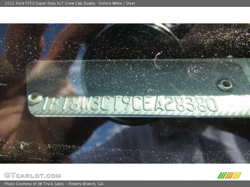 Oxford White / Steel 2012 Ford F350 Super Duty XLT Crew Cab Dually