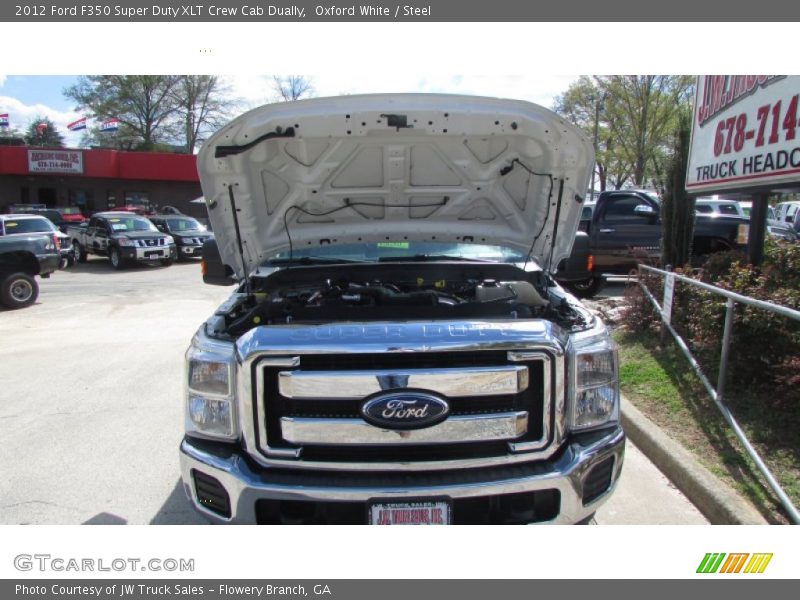 Oxford White / Steel 2012 Ford F350 Super Duty XLT Crew Cab Dually