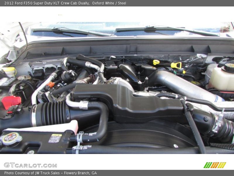 Oxford White / Steel 2012 Ford F350 Super Duty XLT Crew Cab Dually