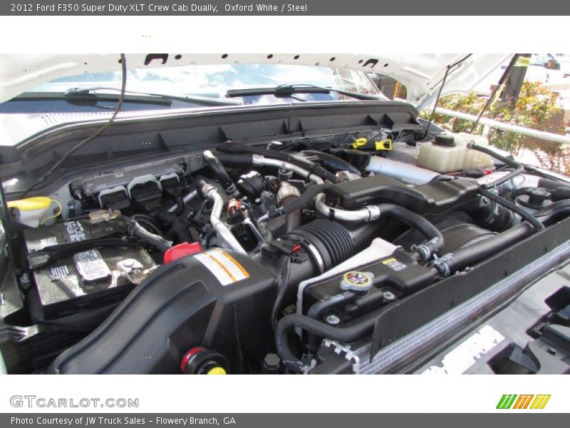 Oxford White / Steel 2012 Ford F350 Super Duty XLT Crew Cab Dually