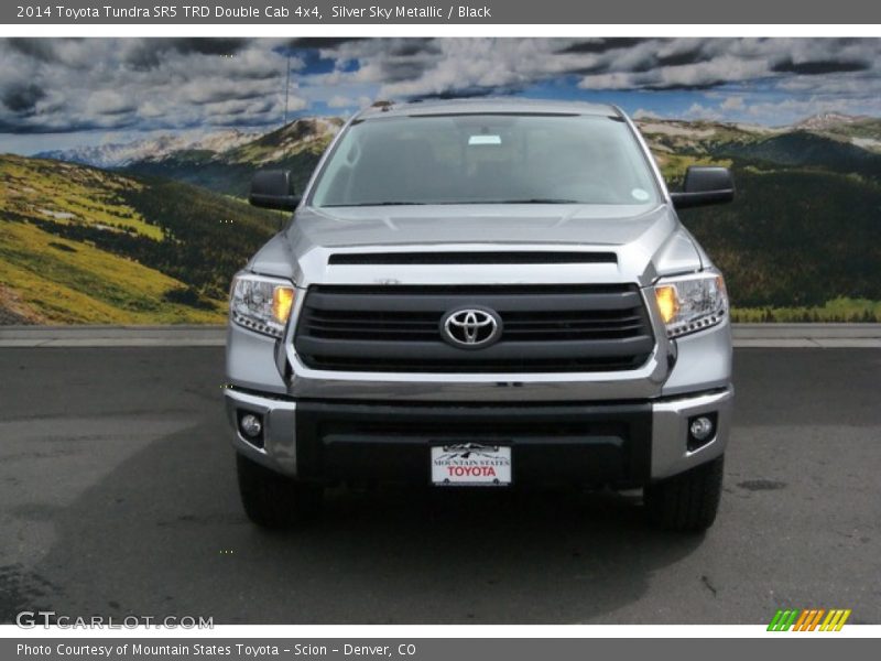 Silver Sky Metallic / Black 2014 Toyota Tundra SR5 TRD Double Cab 4x4