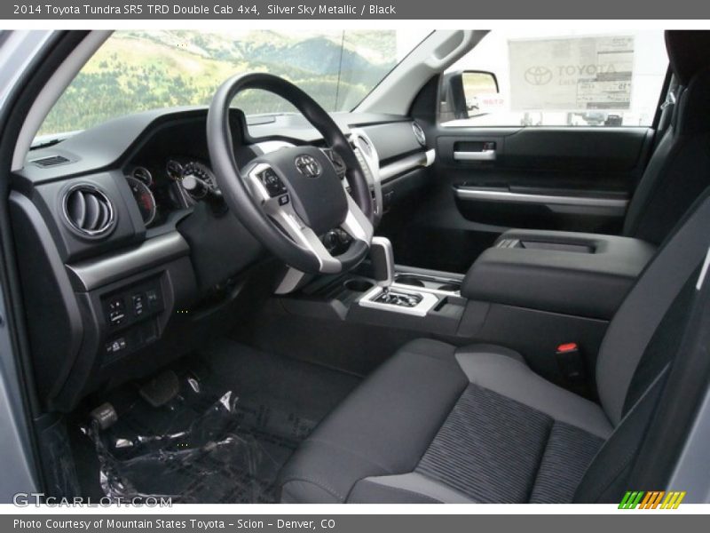 Silver Sky Metallic / Black 2014 Toyota Tundra SR5 TRD Double Cab 4x4
