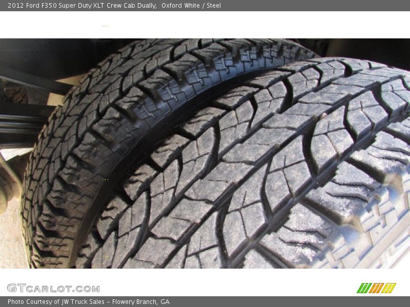 Oxford White / Steel 2012 Ford F350 Super Duty XLT Crew Cab Dually