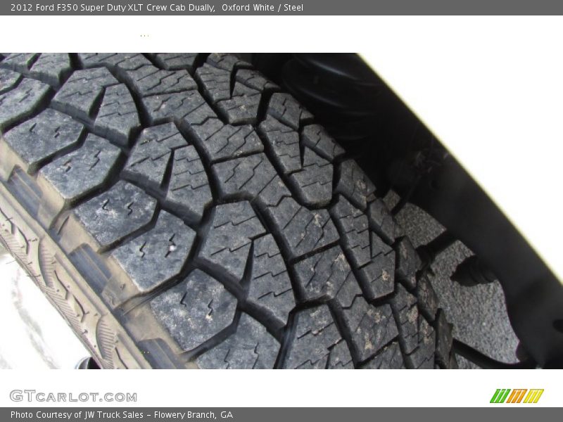 Oxford White / Steel 2012 Ford F350 Super Duty XLT Crew Cab Dually