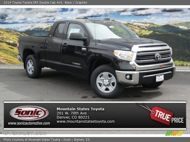 Black / Graphite 2014 Toyota Tundra SR5 Double Cab 4x4