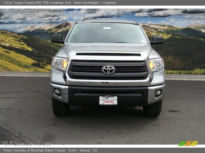 Silver Sky Metallic / Graphite 2014 Toyota Tundra SR5 TRD Crewmax 4x4