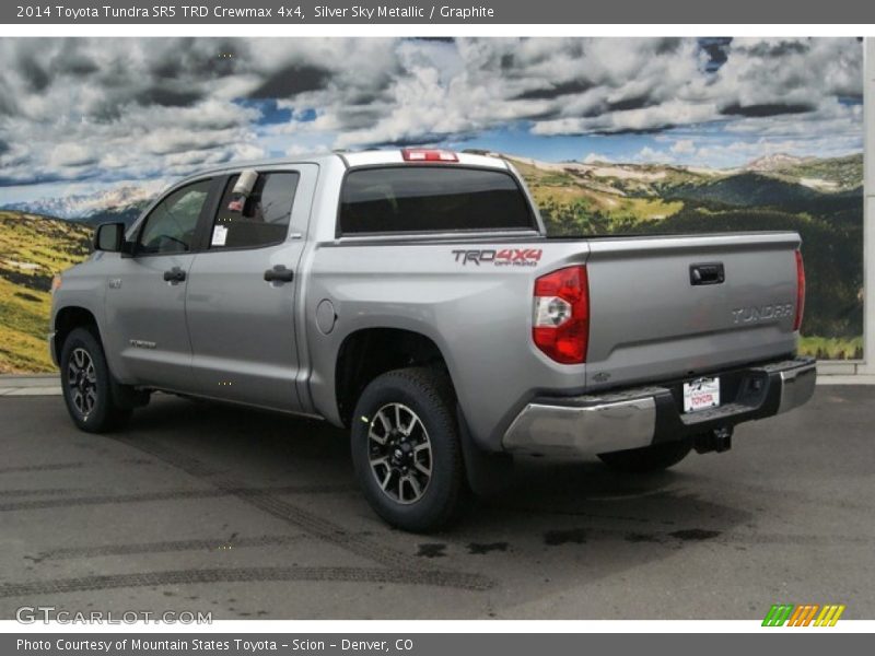 Silver Sky Metallic / Graphite 2014 Toyota Tundra SR5 TRD Crewmax 4x4