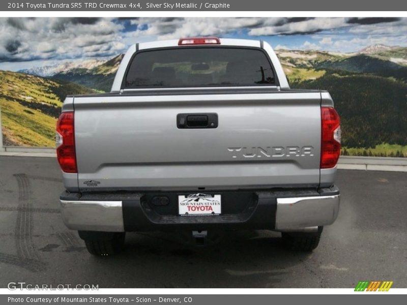 Silver Sky Metallic / Graphite 2014 Toyota Tundra SR5 TRD Crewmax 4x4