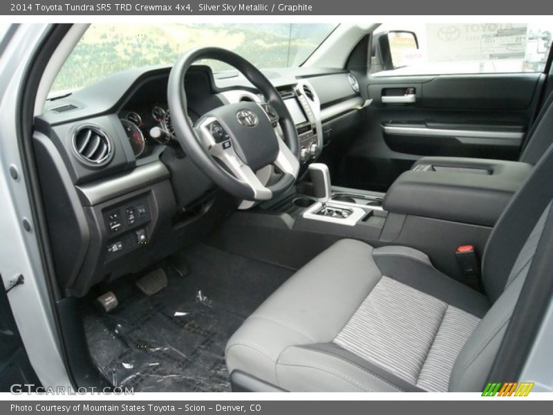 Silver Sky Metallic / Graphite 2014 Toyota Tundra SR5 TRD Crewmax 4x4