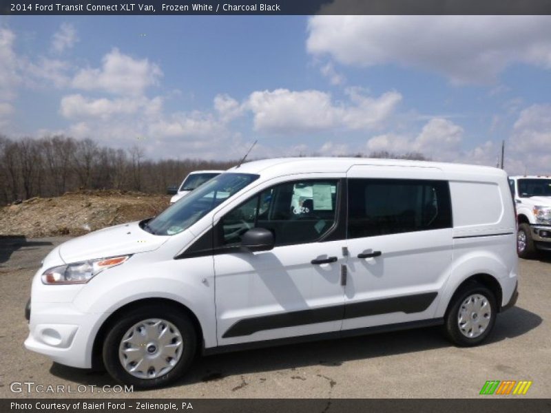  2014 Transit Connect XLT Van Frozen White