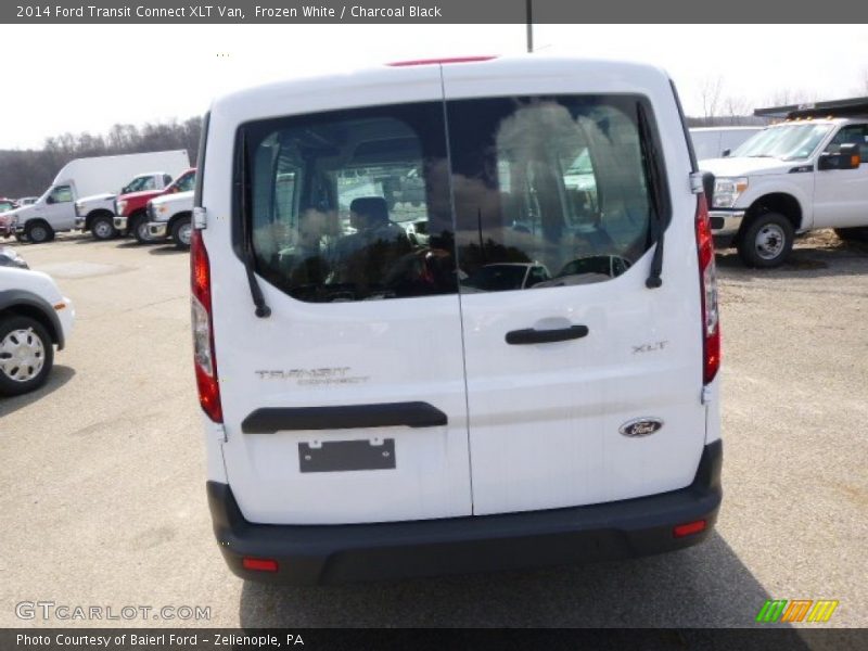 Frozen White / Charcoal Black 2014 Ford Transit Connect XLT Van
